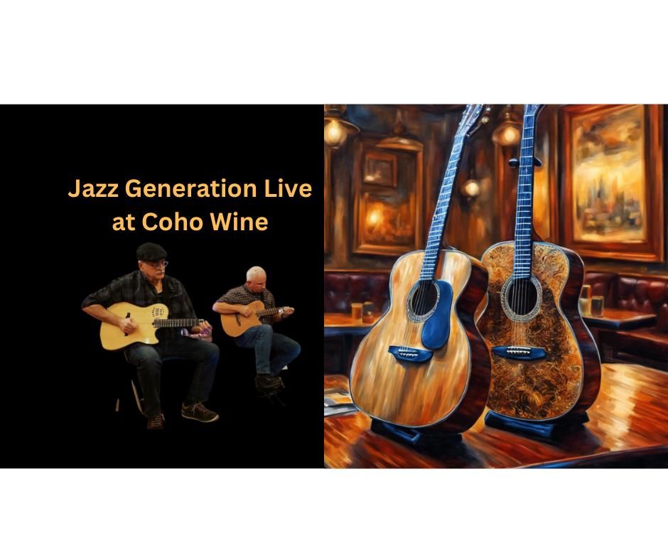 Jazz Generation Returns to Coho Pizza and Wine Bar COHO Pizza & Wine