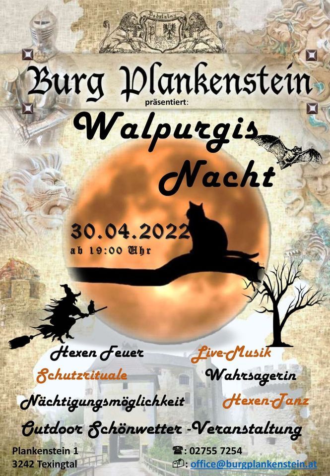 Walpurgisnacht auf Burg Plankenstein