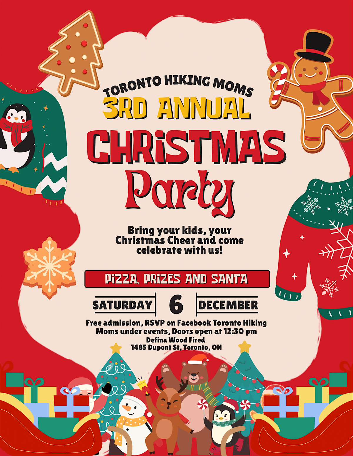 TORONTO HIKING MOMS X MAS PARTY