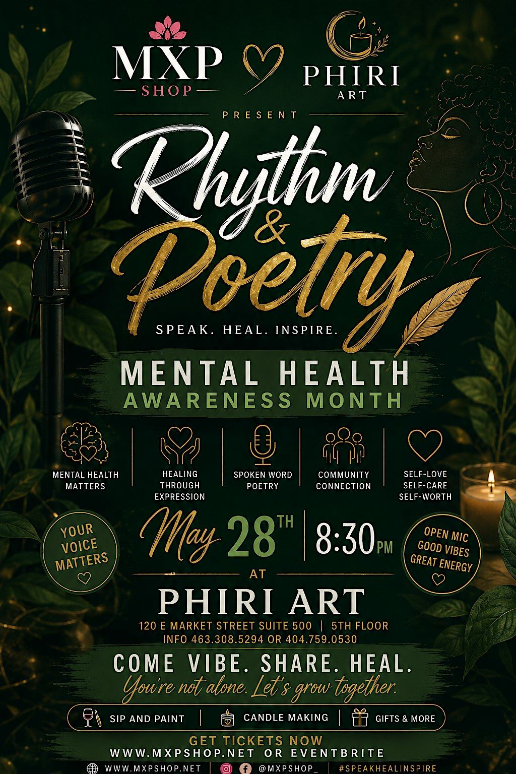 RHYTHM & POETRY: Mental Health Awareness Month Edition