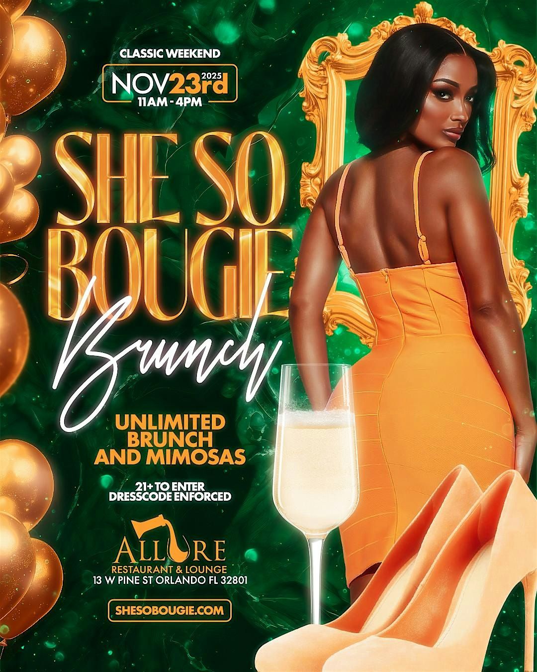 She So Bougie Brunch: Unlimited Brunch and Bottomless Mimosas