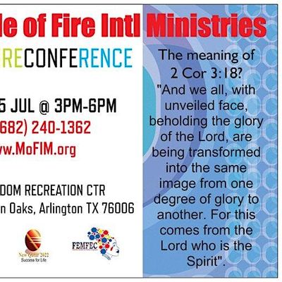 Mantle of Fire Intl Ministries