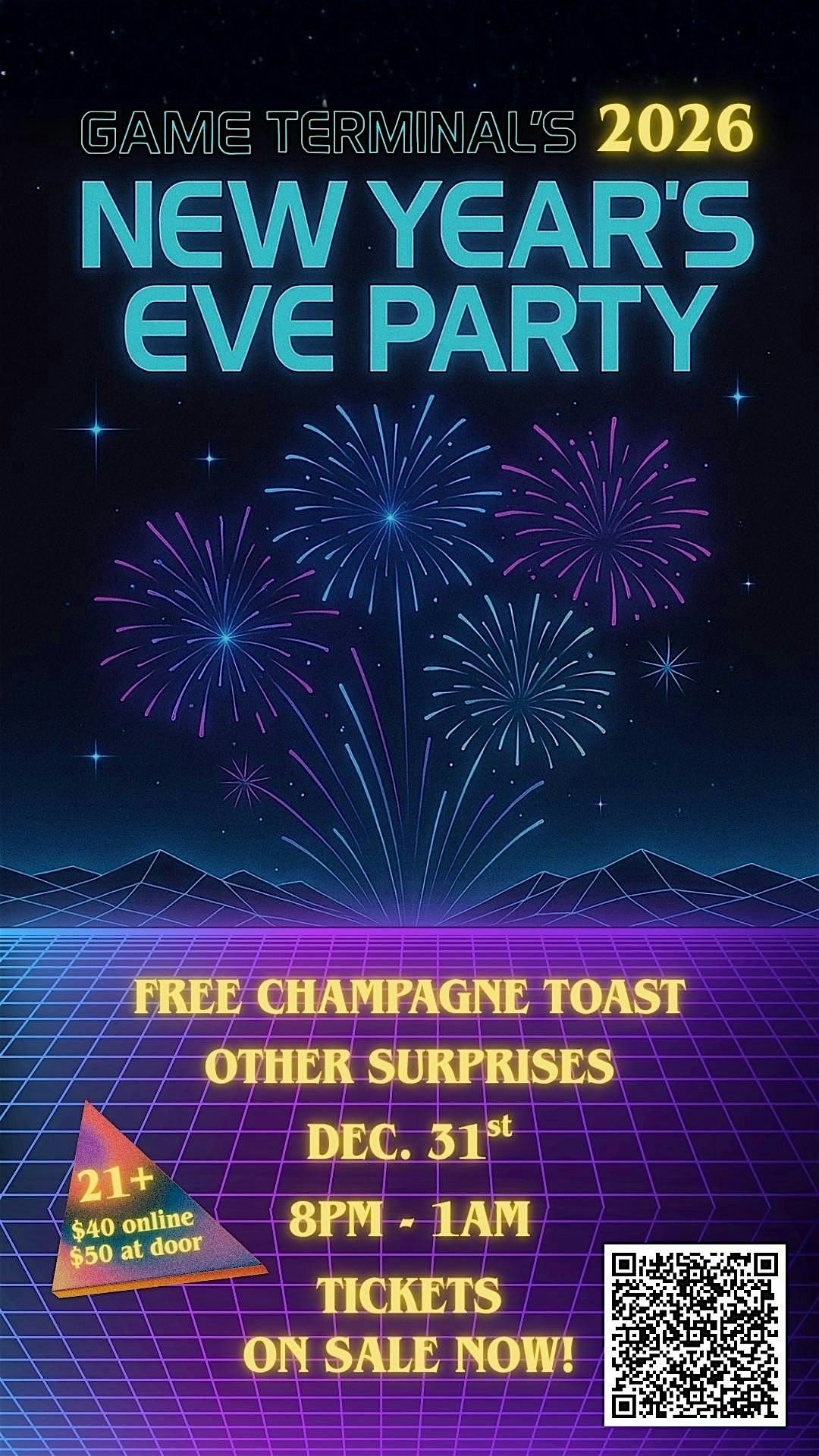 Game Terminal's New Year's Eve Party!