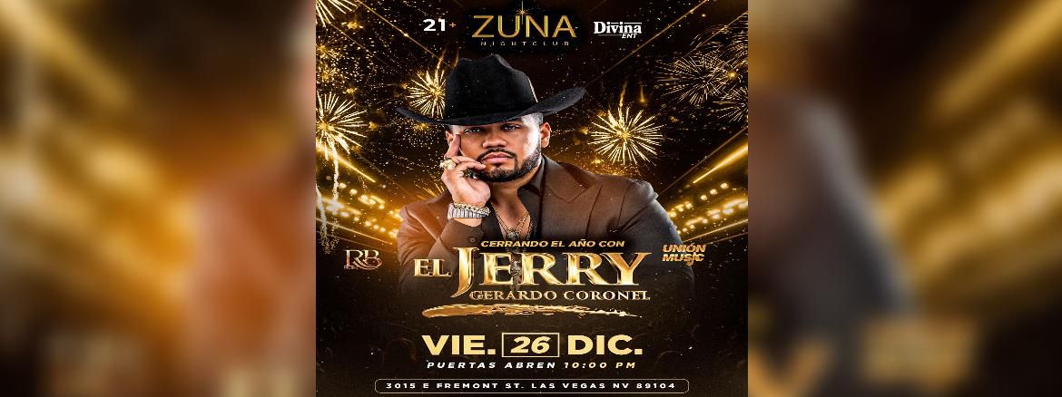 'EL JERRY' GERARDO CORONEL EN CONCEIERTO