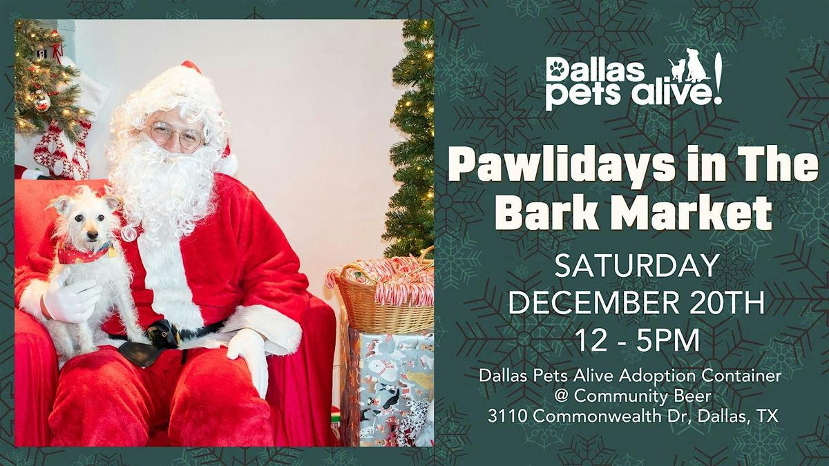 Pawlidays in the Bark, Vendor Market