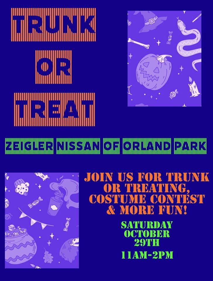 Trunk or Treat at Zeigler Nissan of Orland Park Zeigler Nissan of