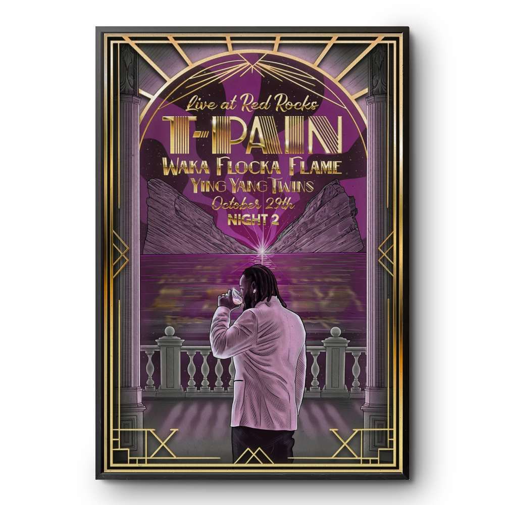 T-Pain with Waka Flocka Flame at Red Rocks Amphitheatre