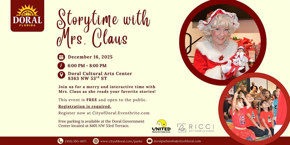 Storytime with Mrs. Claus