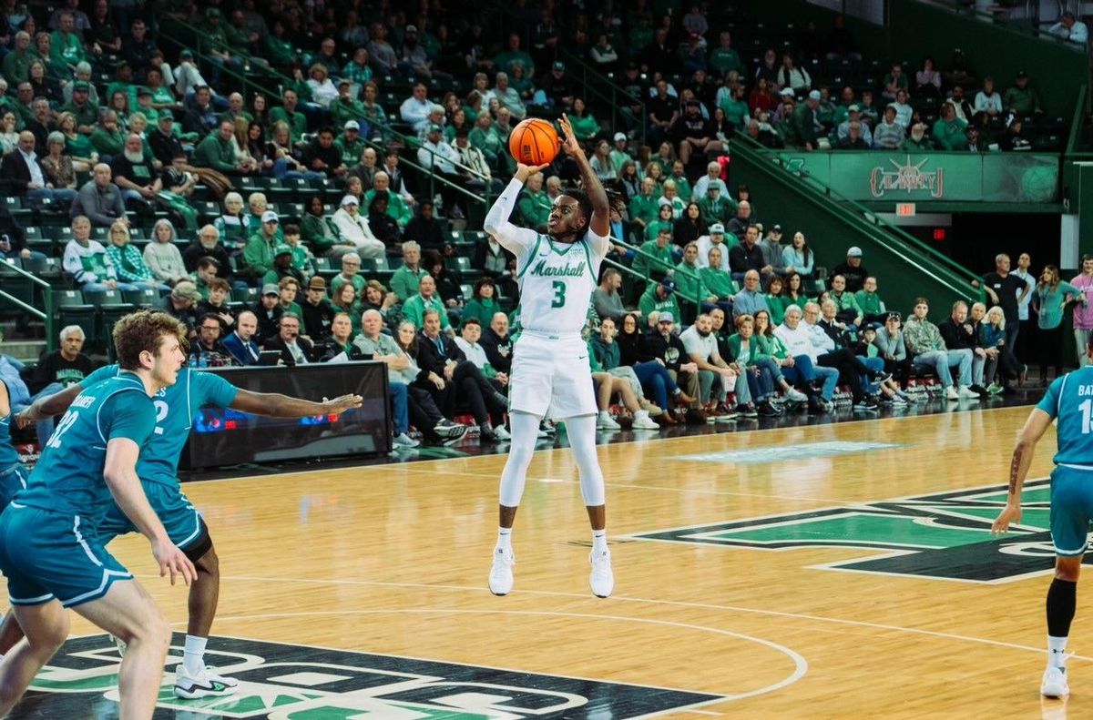 Parking Coastal Carolina Chanticleers at Marshall Thundering Herd Mens Basketball