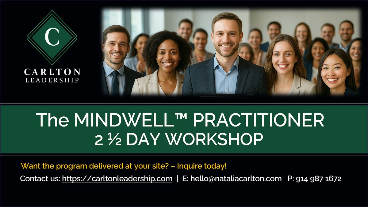 MindWell\u2122 Practitioner Certification Program | September 9 - 11, 2026