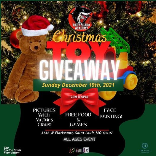 Christmas Toy Giveaway 2022 Near Alton Il 1St Annual Toy Giveaway | 3736 W Florissant Ave, St Louis, Mo 63107-1728,  United States, National Stock Yards, Il | December 19, 2021