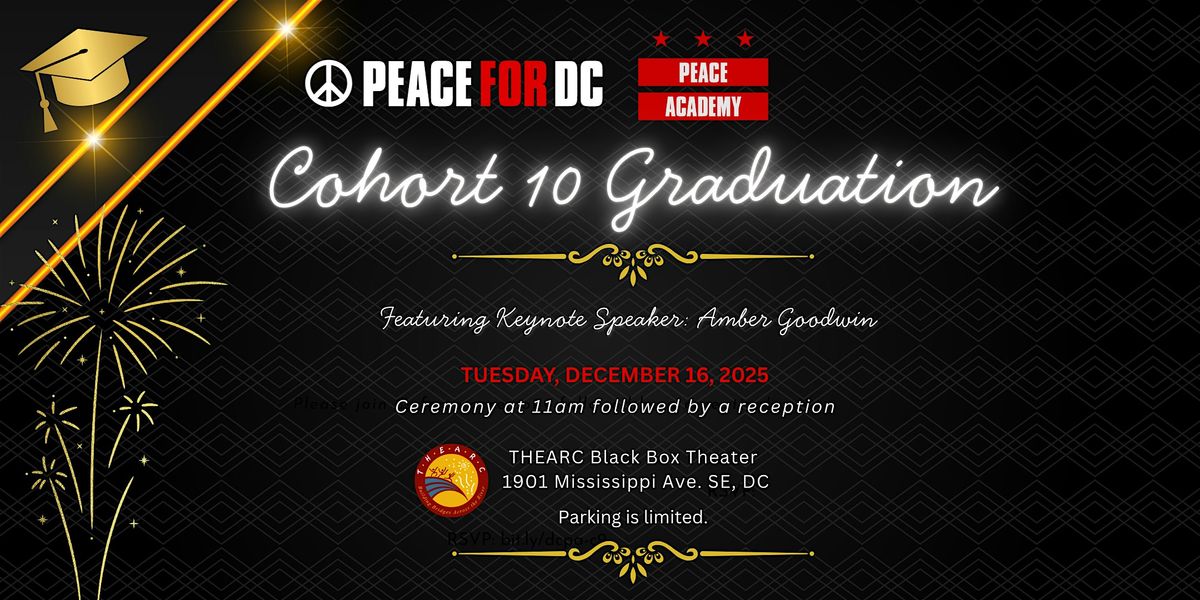 DC Peace Academy - Cohort 10 Graduation