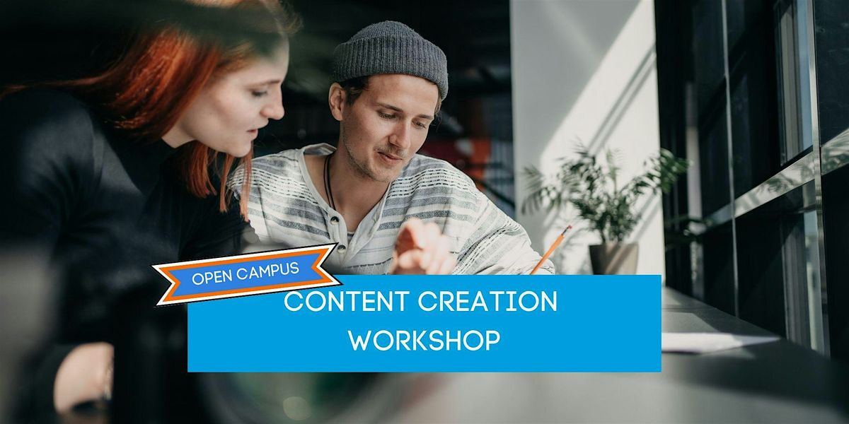 Open Campus Content Creation Workshop: Study Insights | Campus Hamburg