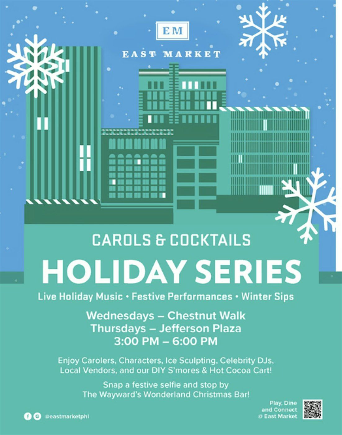 East Market Holiday Series: Carols, and Cocktails