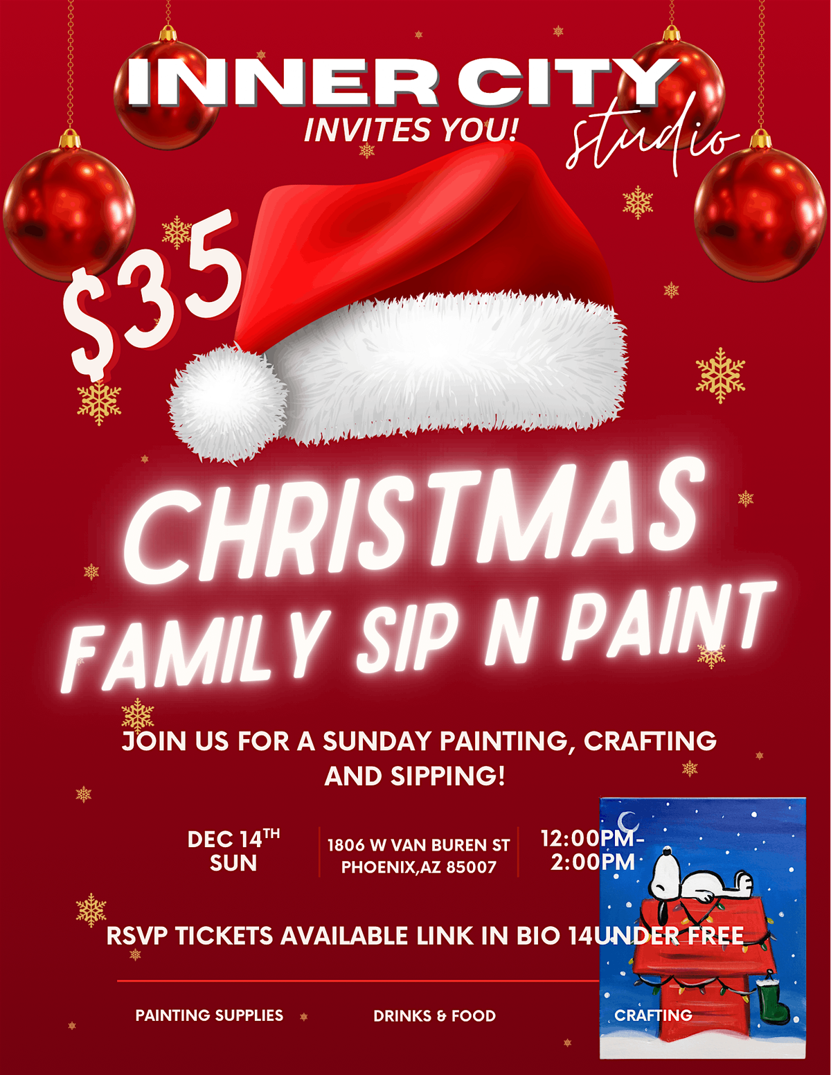 Christmas Family Sip n' Paint