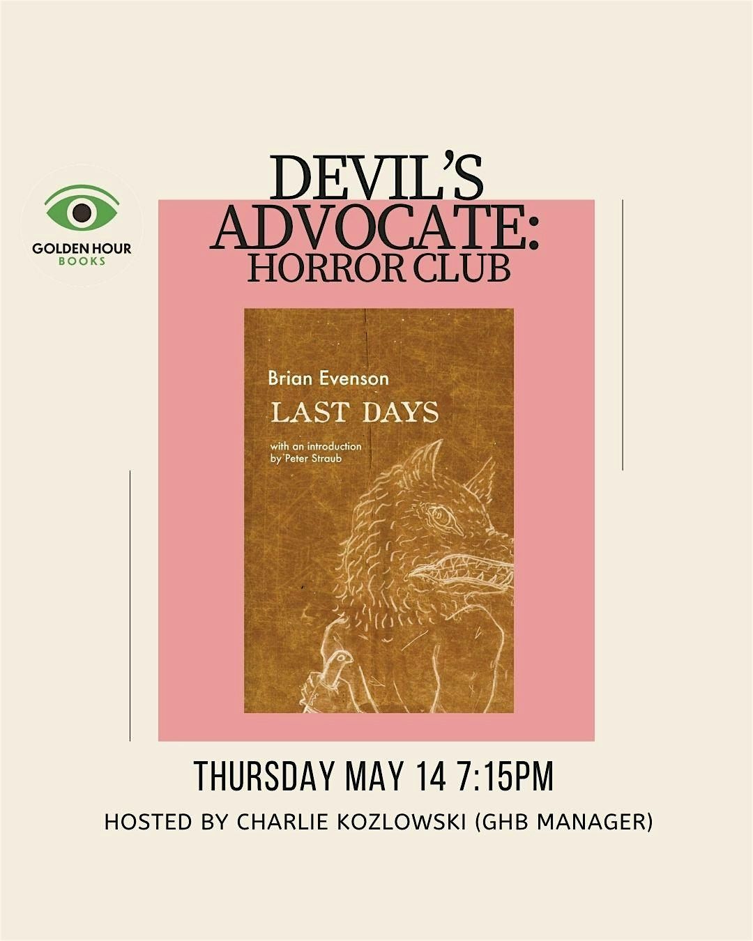 Devil's Advocate: MAY