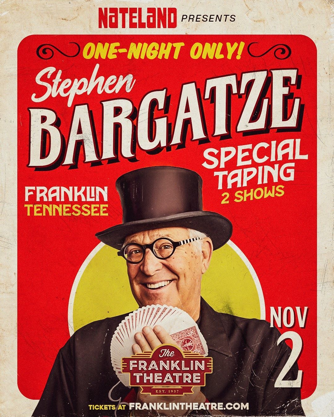 Stephen Bargatze at Huntsville Levity Live