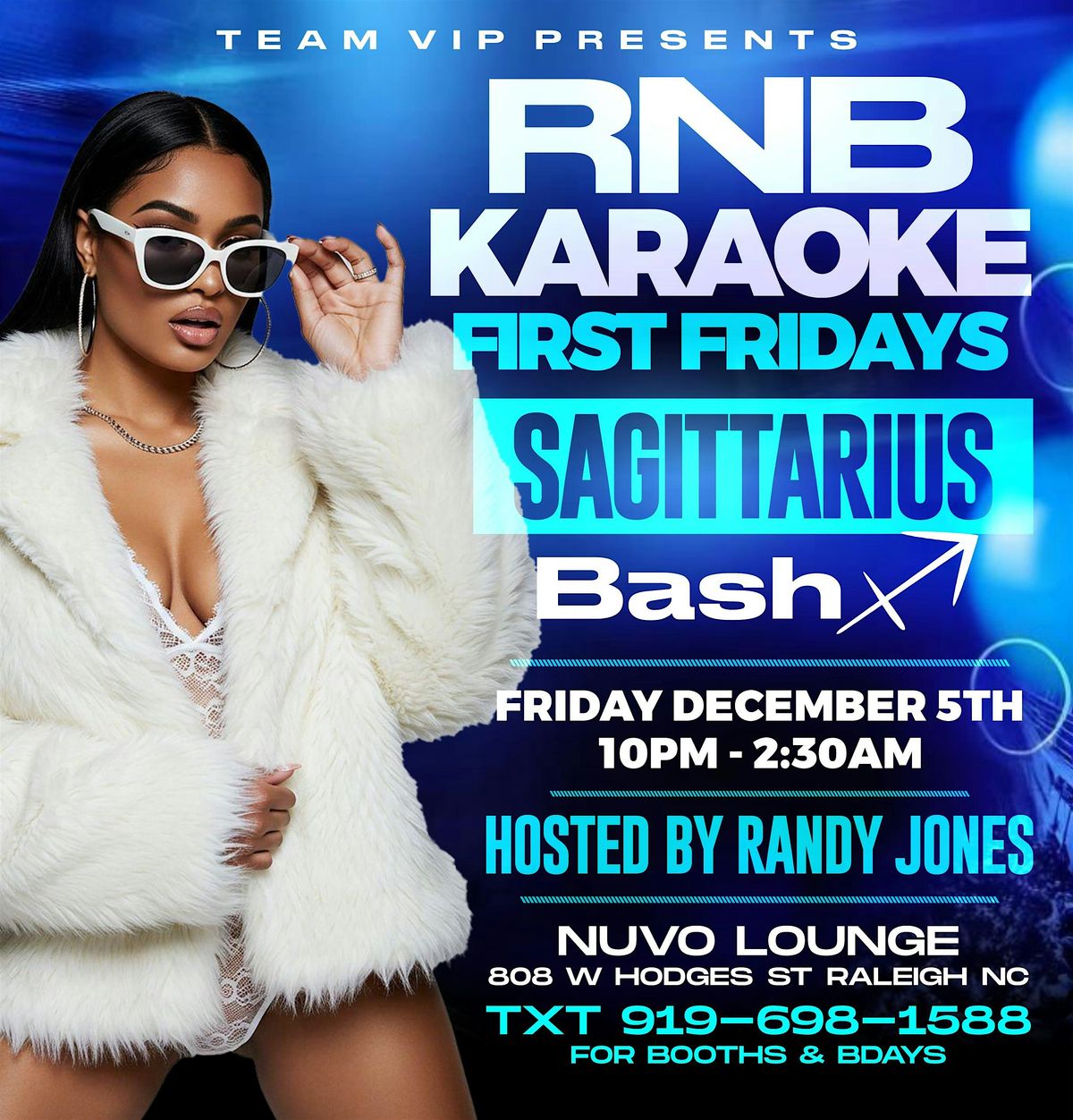 Rnb Karaoke First Fridays | Sagz Season