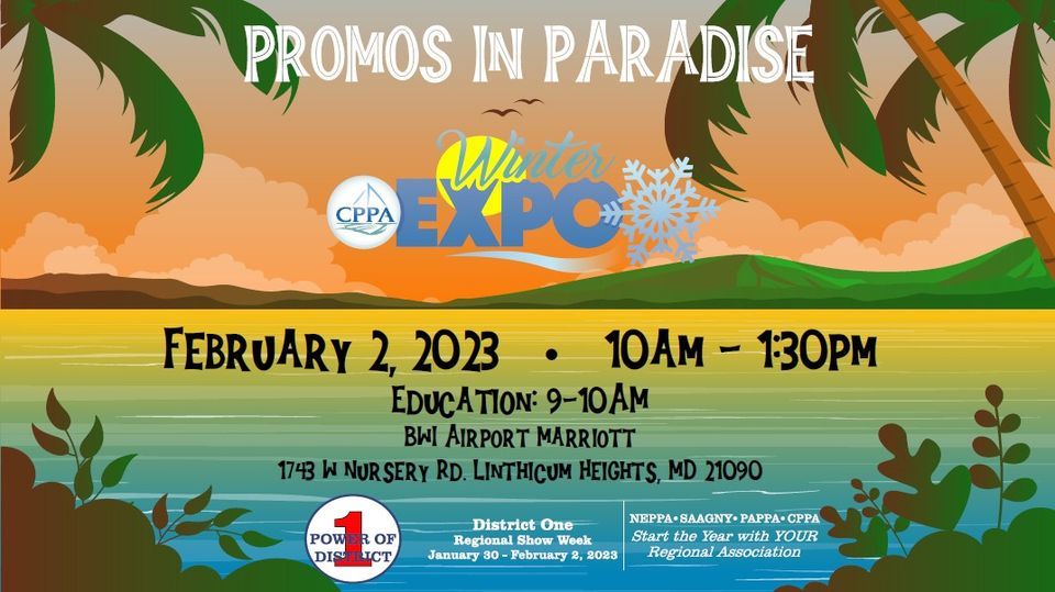 2023 CPPA Winter Expo BWI Airport Marriott, Linthicum Heights, MD