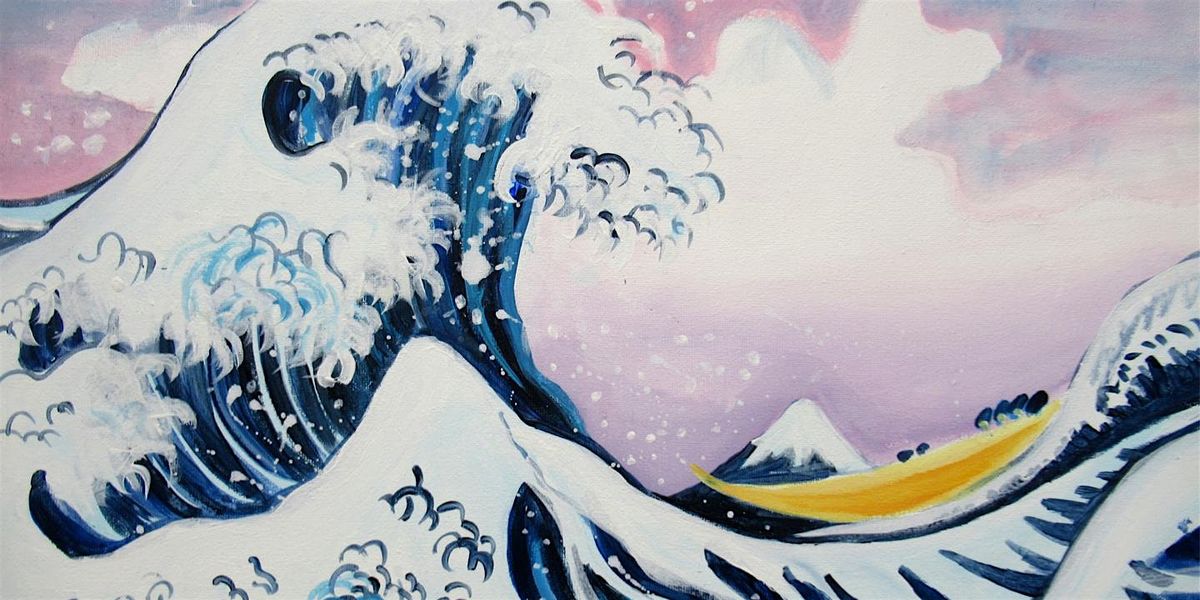 Paint Hokusai's Great Wave, London