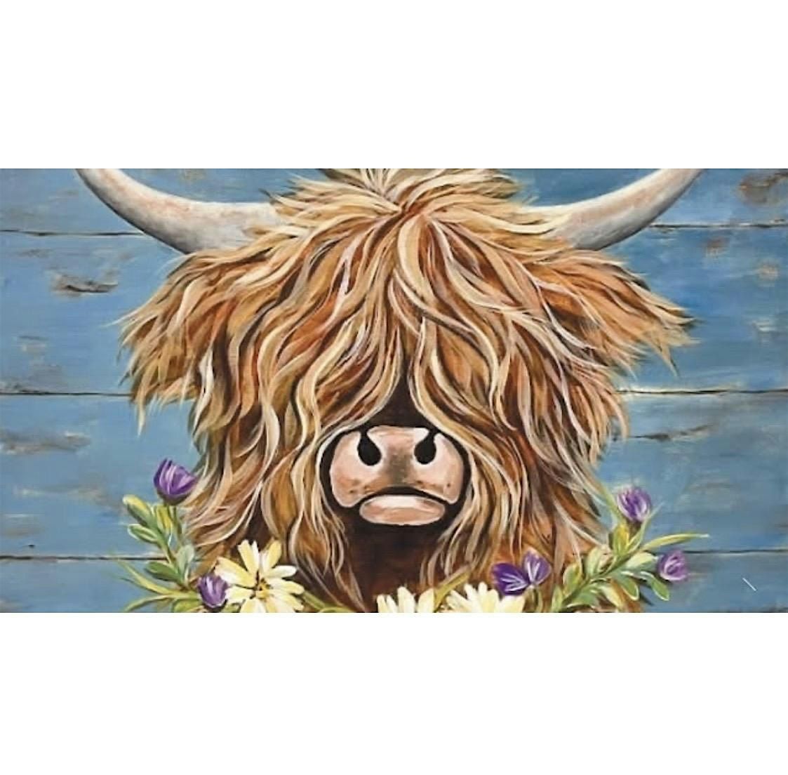 Paint with Ashley Blake \u201cHighland Cow\u201d Paint Night