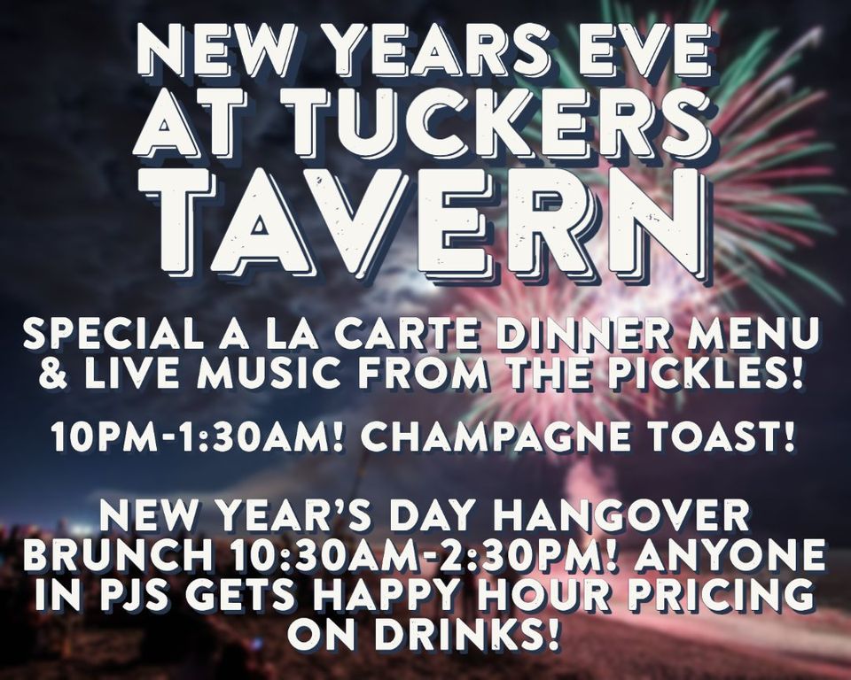 New Years Eve at Tuckers Tavern! Tuckers Tavern, Beach Haven, NJ December 31 to January 1