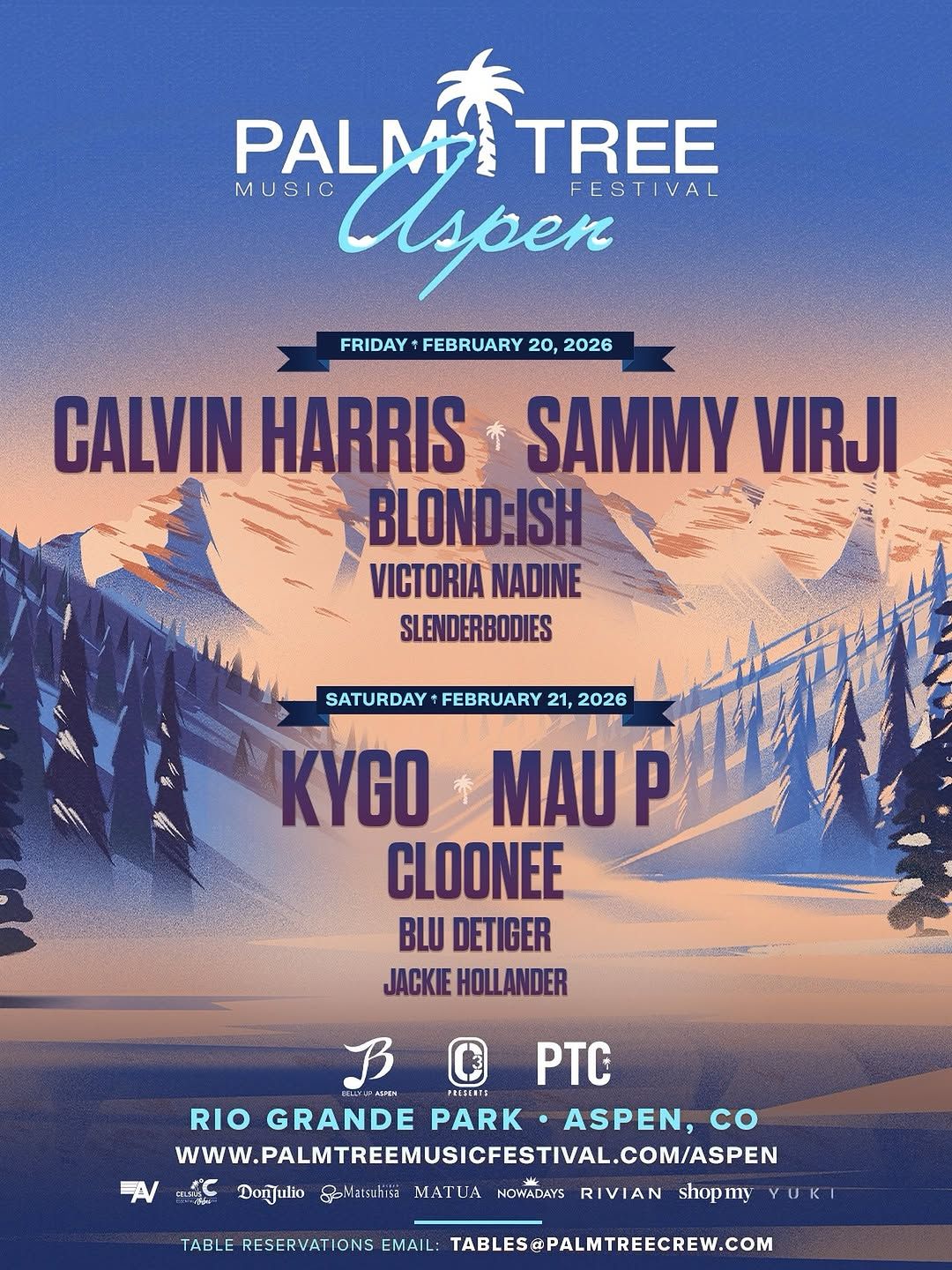 Palm Tree Music Festival Aspen - 2 Day Pass at Rio Grande Park