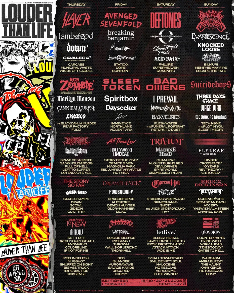 2026 Louder Than Life Festival - 4 Day Pass at Highland Festival Grounds at Kentucky Exposition Center