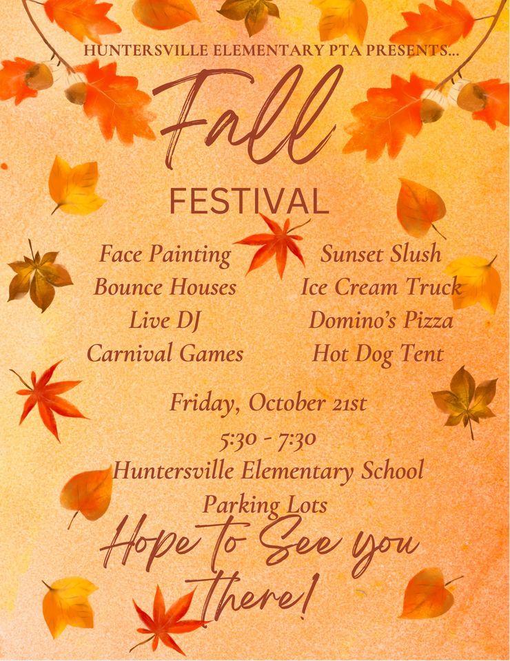 HES Fall Festival Huntersville Elementary October 21, 2022