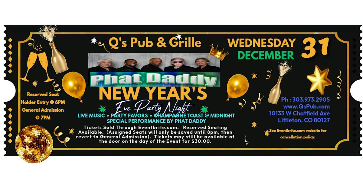 2025 NEW YEARS EVE PARTY!