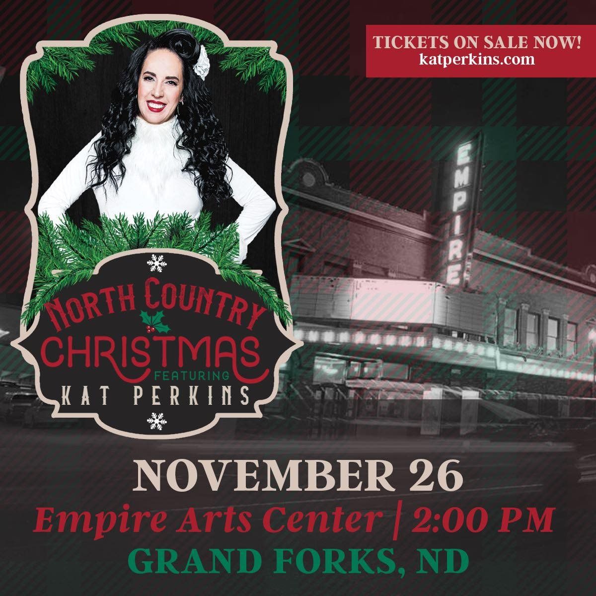 Kat Perkins: North Country Christmas at Chanhassen Dinner Theatres