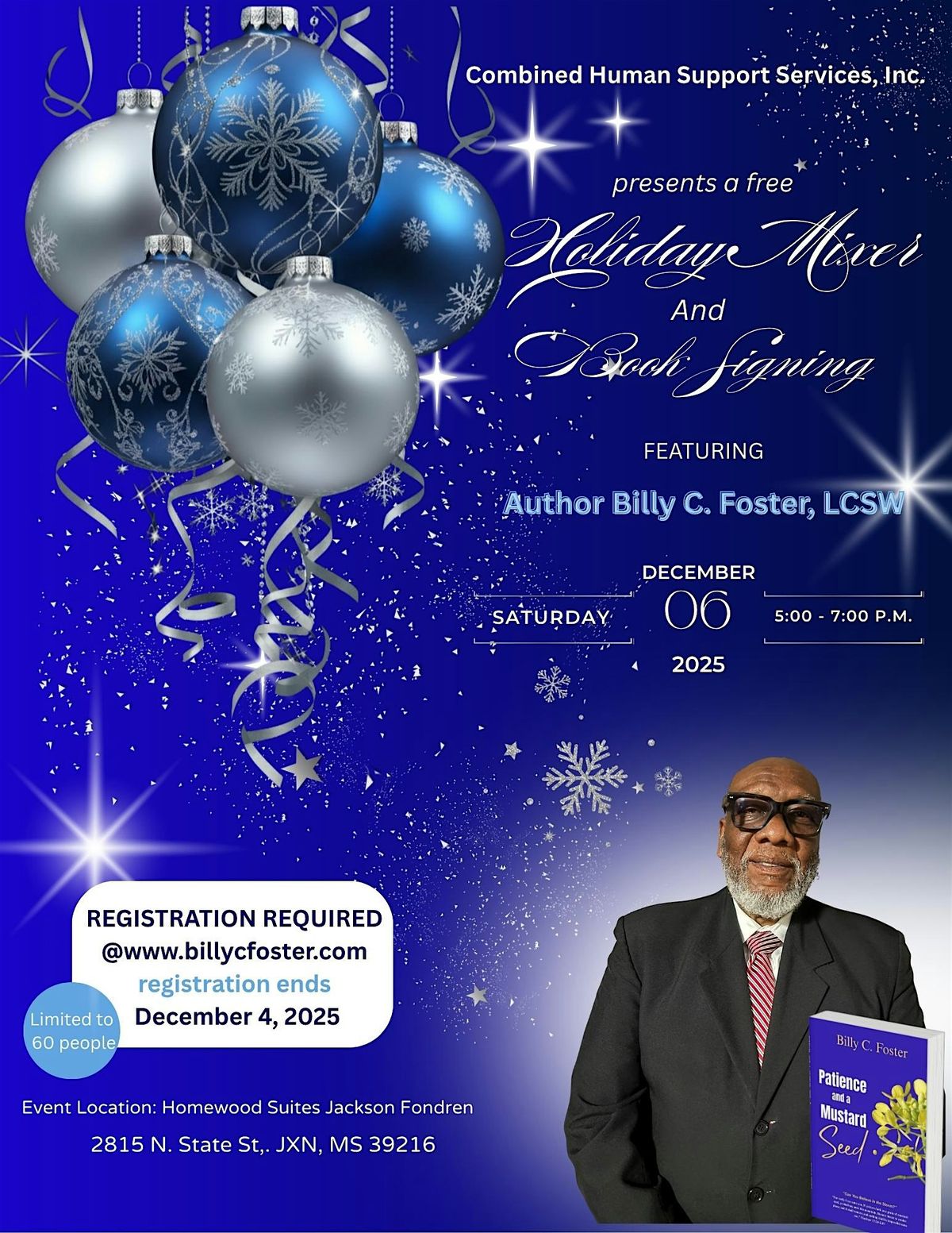 Combined Human Support Services, Inc. HOLIDAY MIXER & BOOK SIGNING