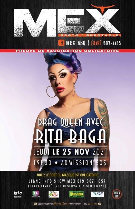 Drag Queen avec Rita Baga