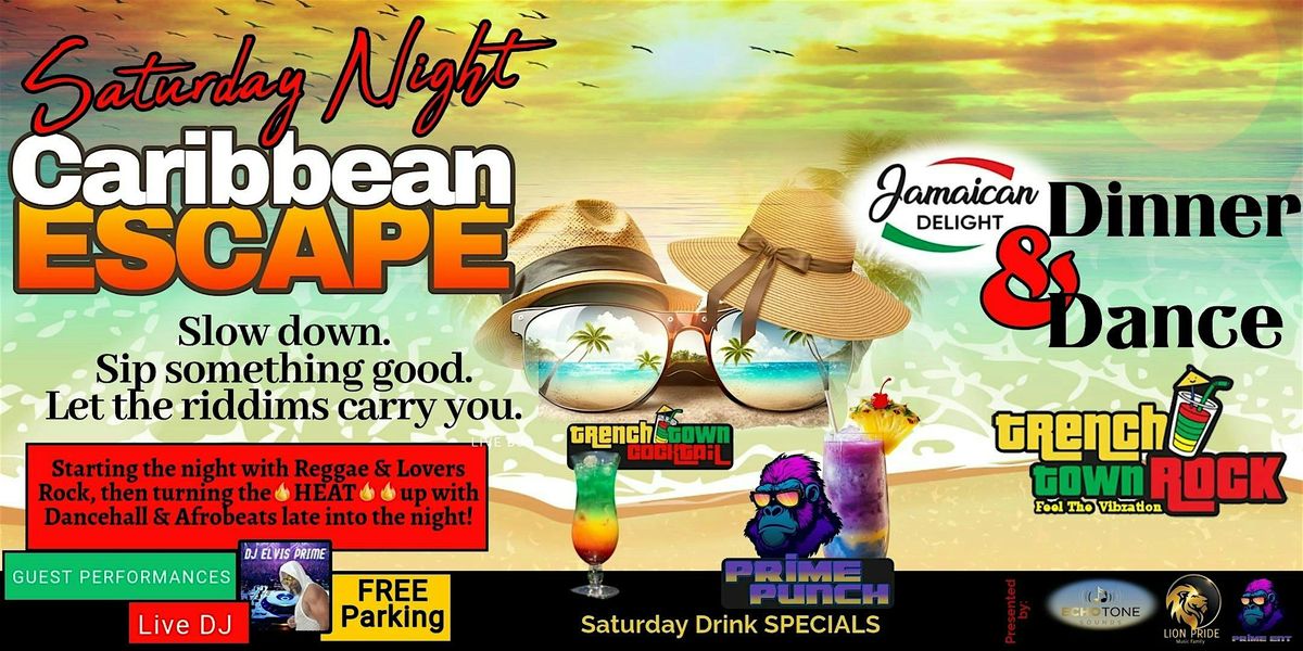 Cafe Riddim Date Night: Two Hearts, One Riddim, at Caribbean Escape at Jamaican ...
