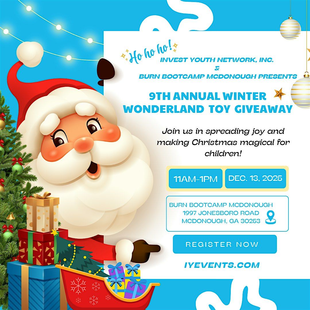 IYN 9th Annual Winter Wonderland Toy Giveaway