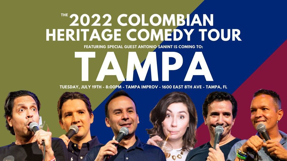 2022 Colombian Heritage Comedy Tour in Tampa, FL Tampa Improv July