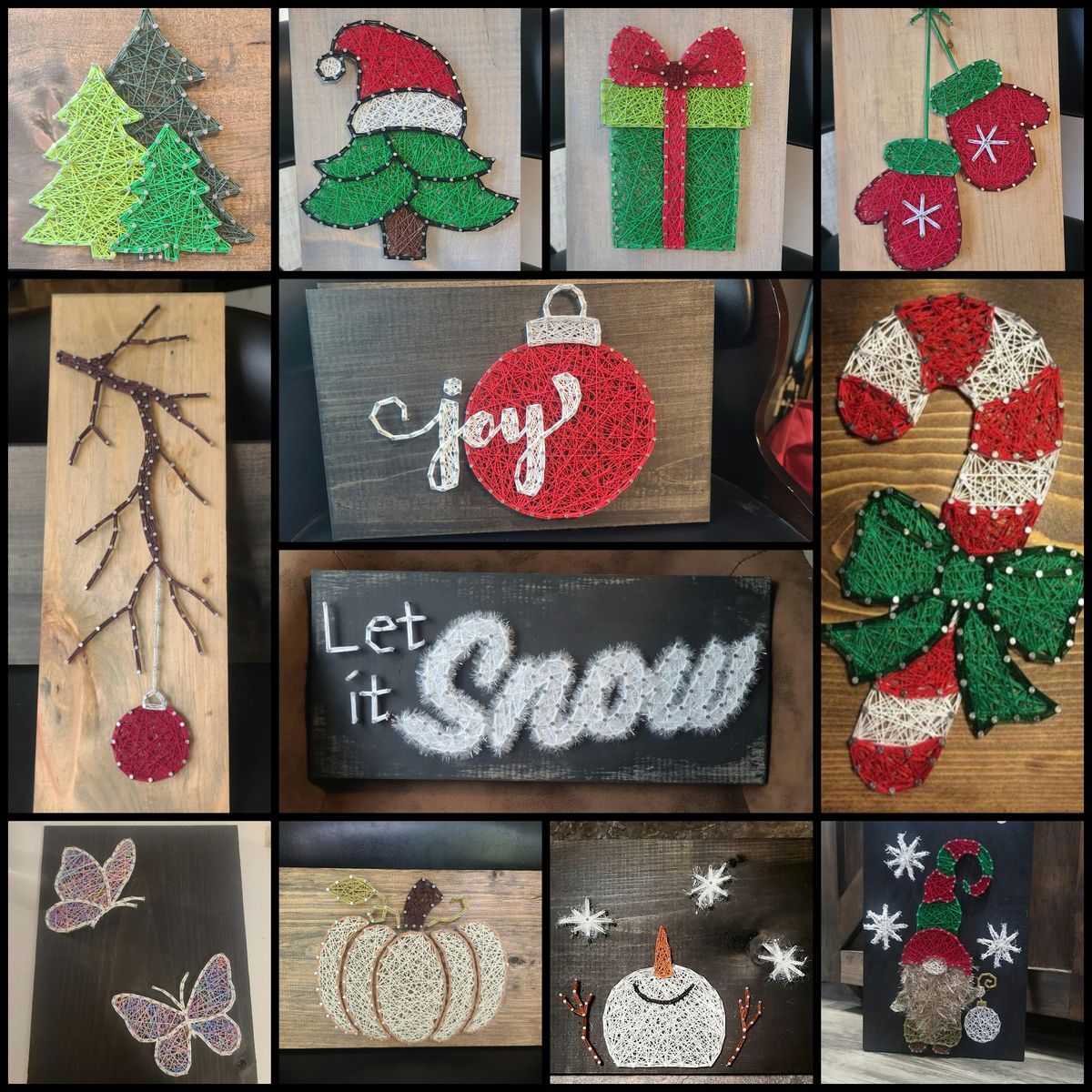 String Art with Lisa at Pub 447 East Stroudsburg North HS Baseball Team Fun