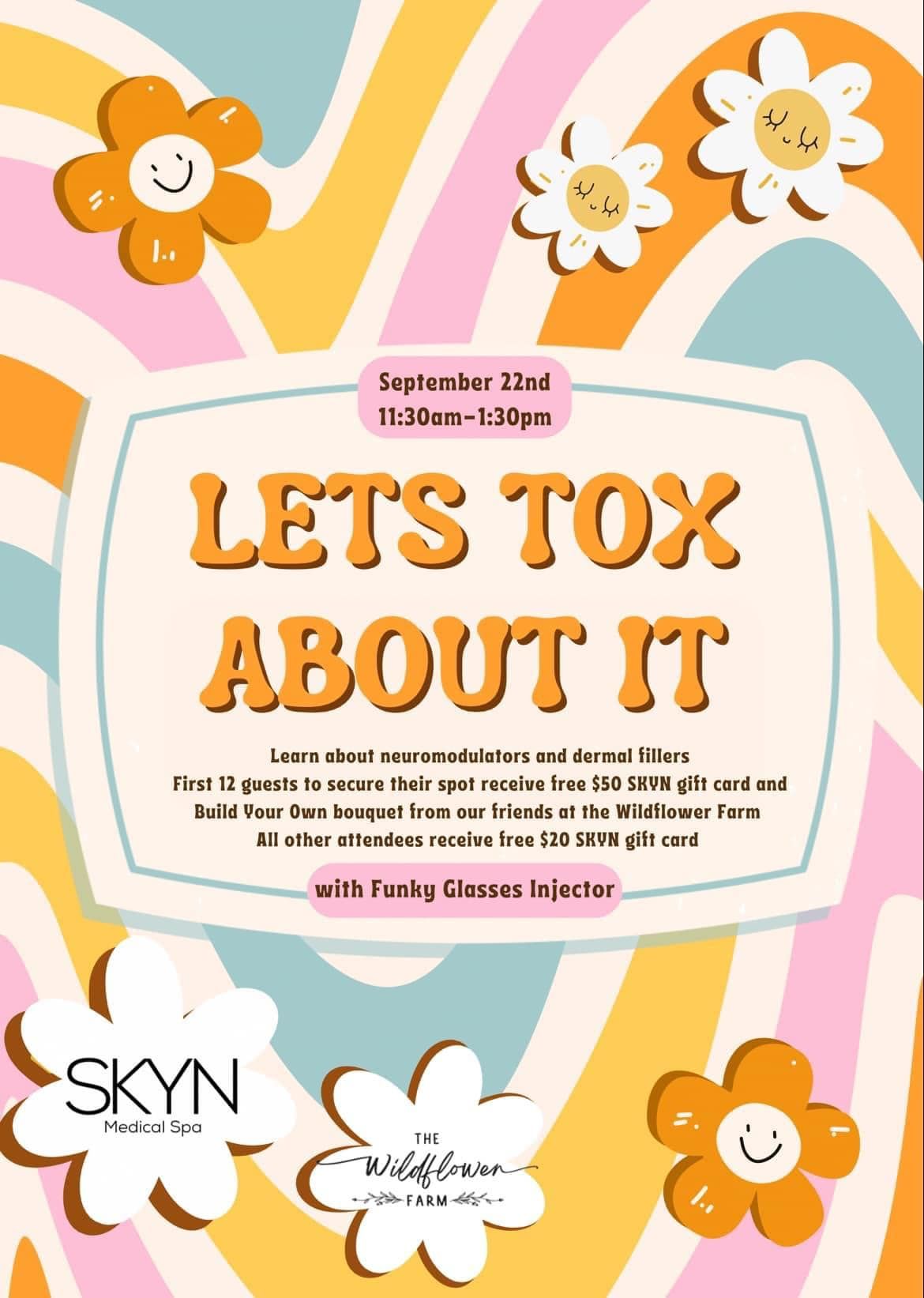 Tox Talk SKYN Medical Spa, Frankfort, IL September 29, 2024