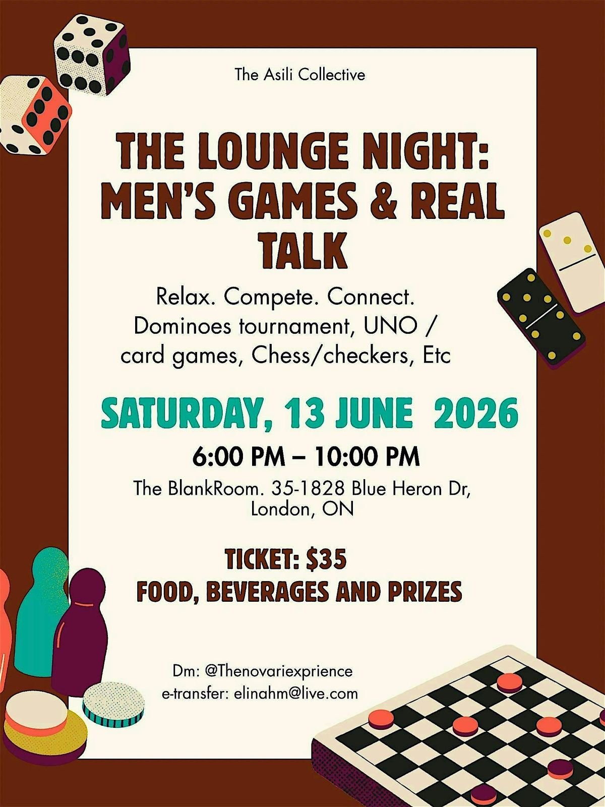 THE LOUNGE NIGHT MEN\u2019S GAMES & REAL TALK