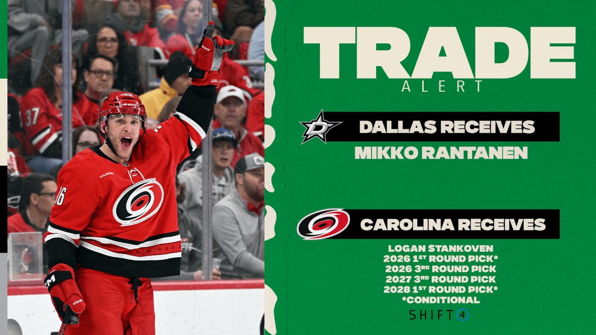 Dallas Stars at Carolina Hurricanes at Lenovo Center