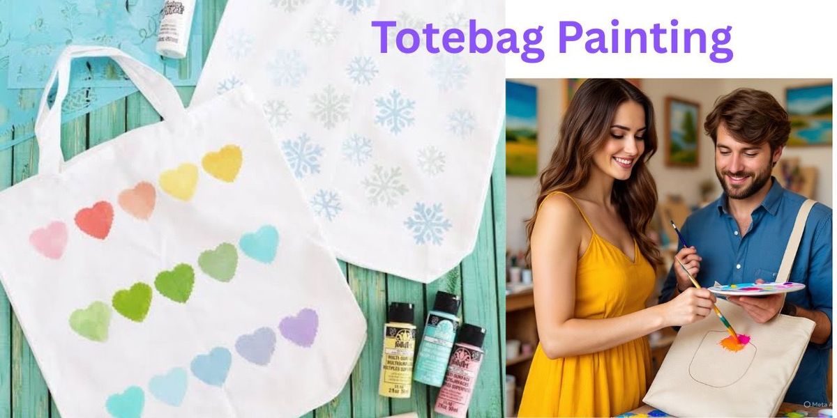 Tote bag painting !