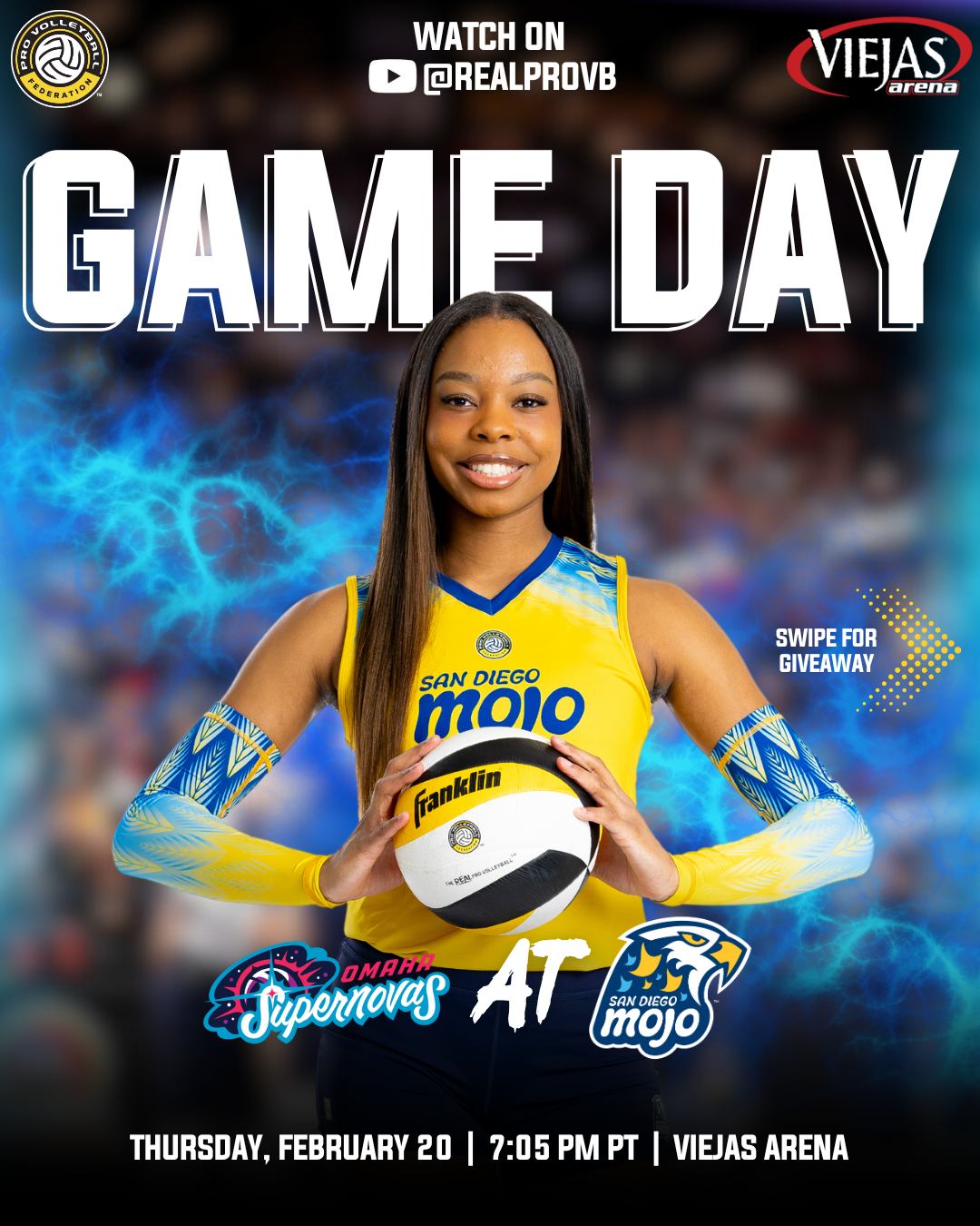 San Diego Mojo at Omaha Supernovas at CHI Health Center Omaha