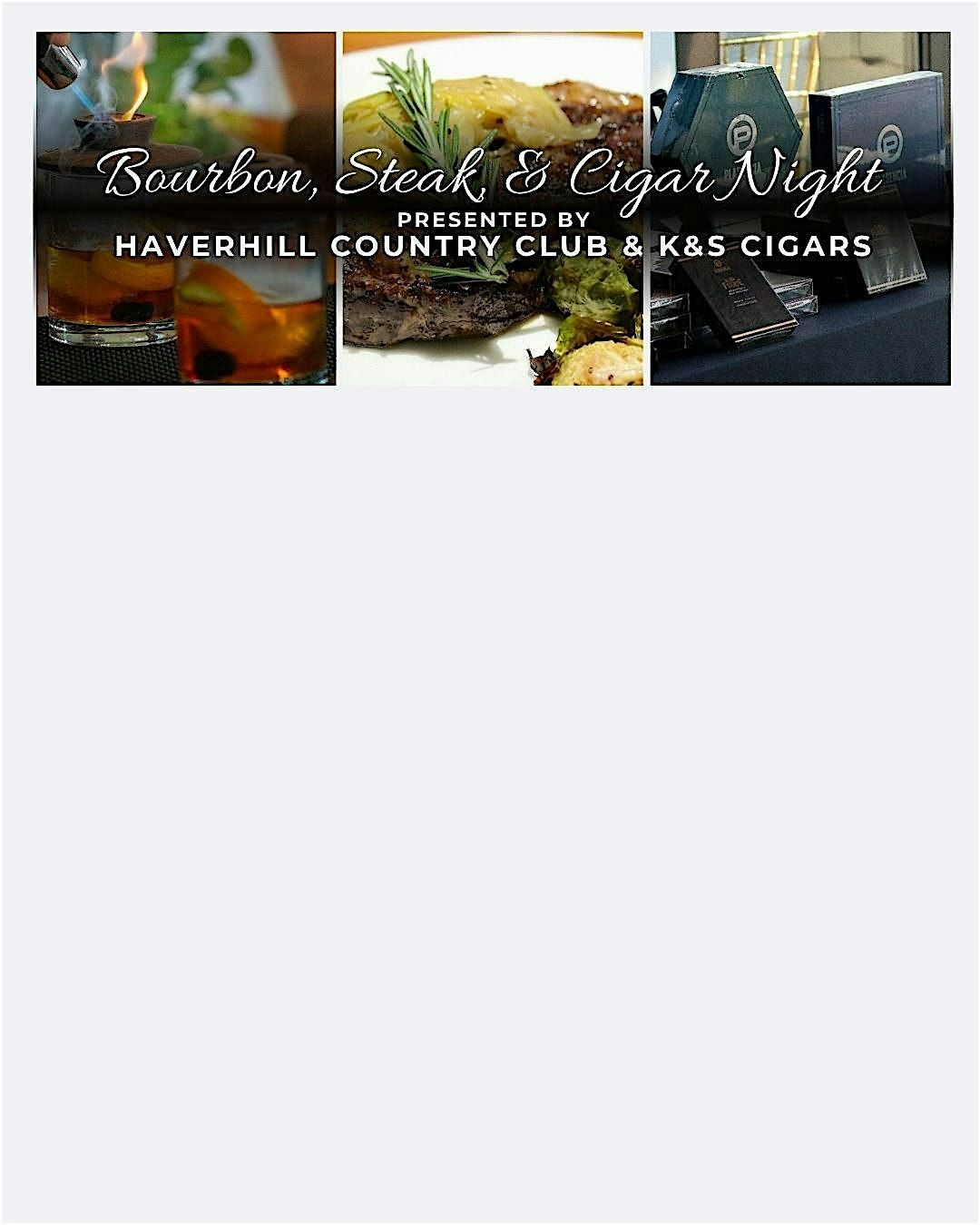 HCC X K&S: Bourbon, Steak, & Cigar Night