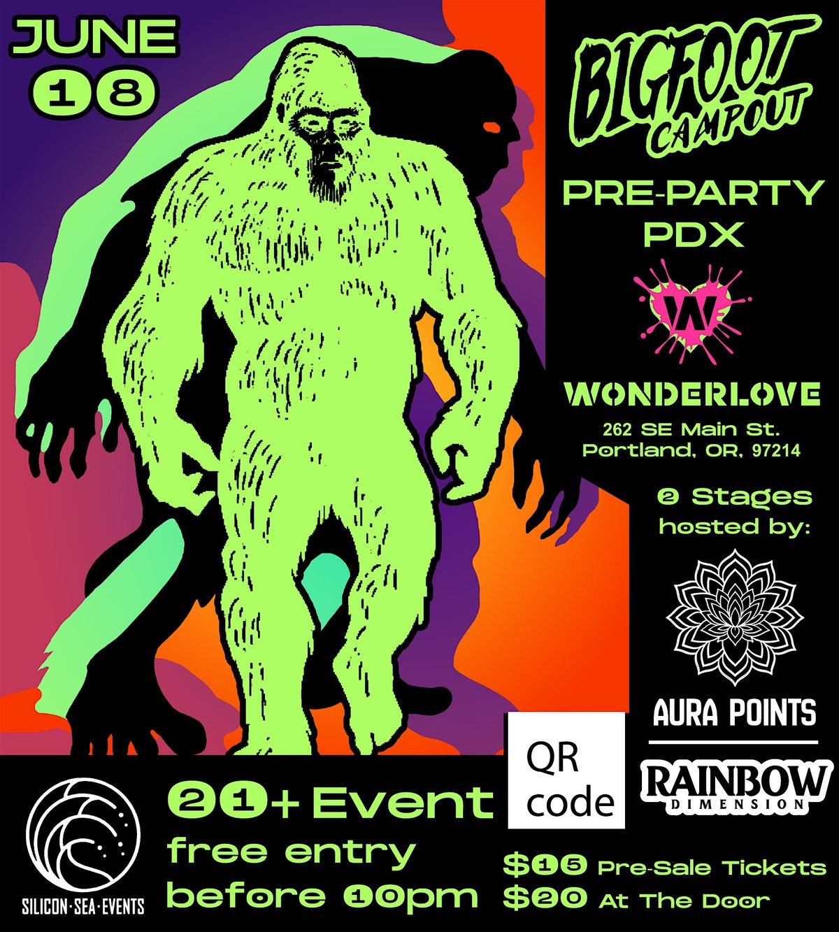 Bigfoot Campout PORTLAND PRE-PARTY