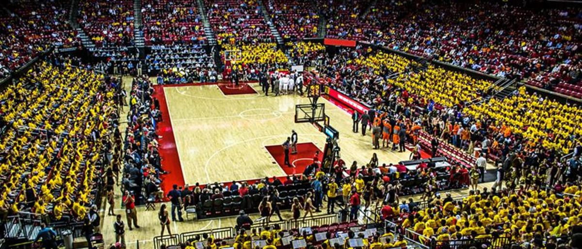 Iowa Hawkeyes at Maryland Terrapins Mens Basketball at Xfinity Center - MD