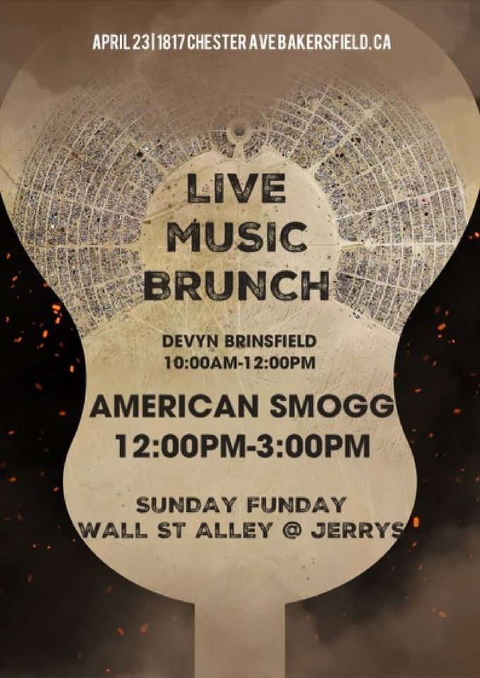 Live Music Brunch Jerry's Pizza & Pub, Bakersfield, CA April 23, 2023