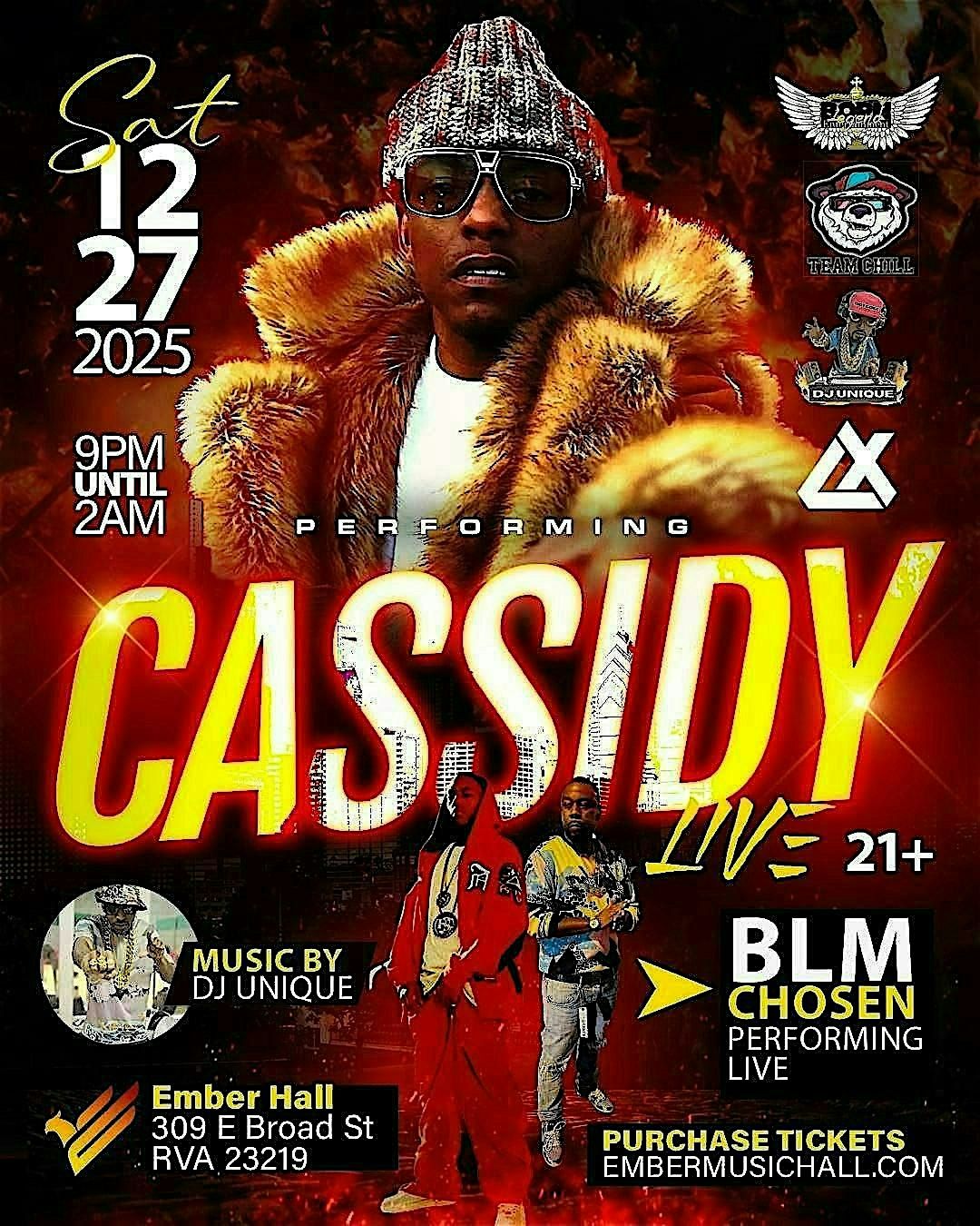 Cassidy Live at Ember Music Hall