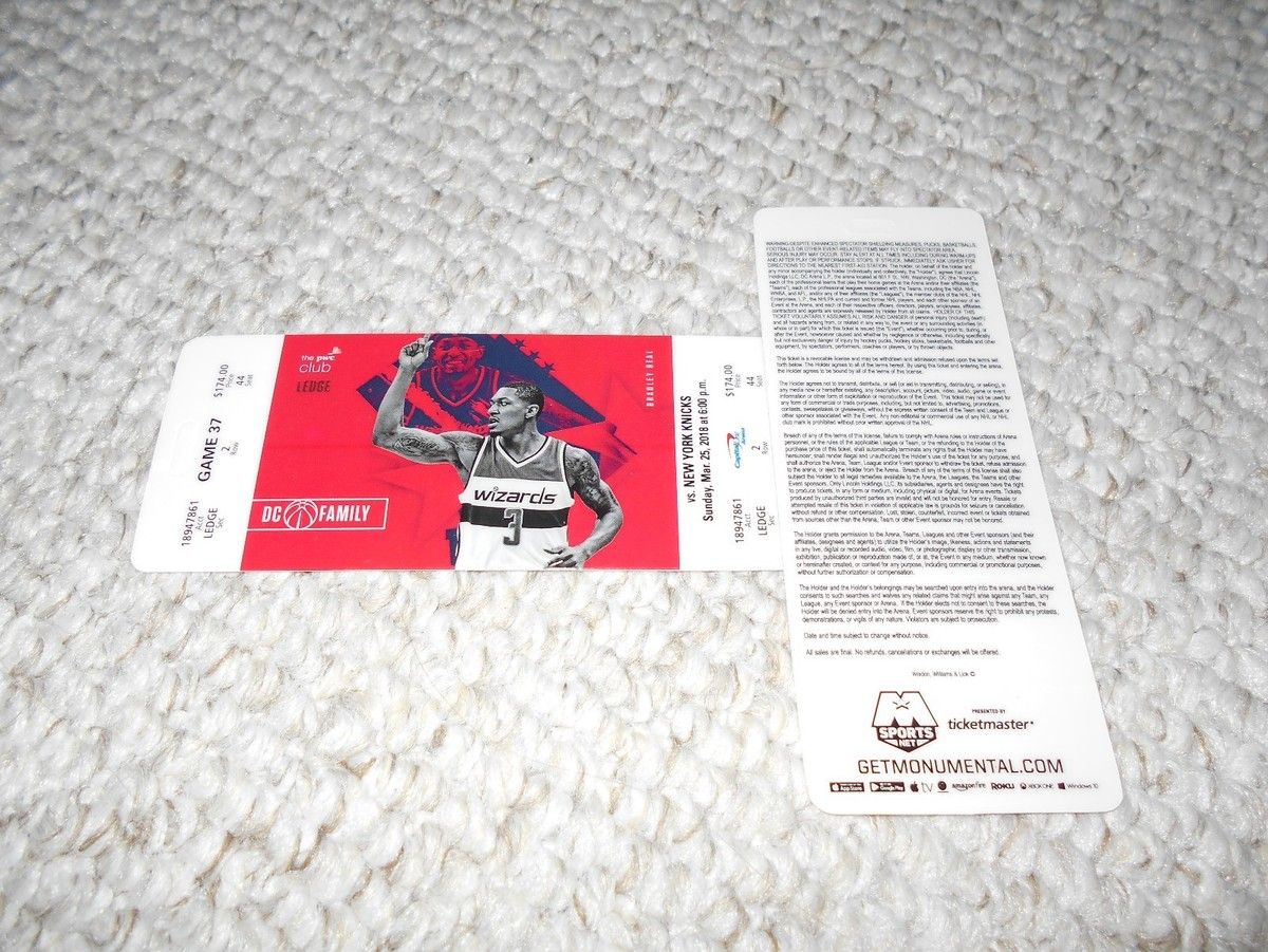 New York Knicks at Washington Wizards Tickets