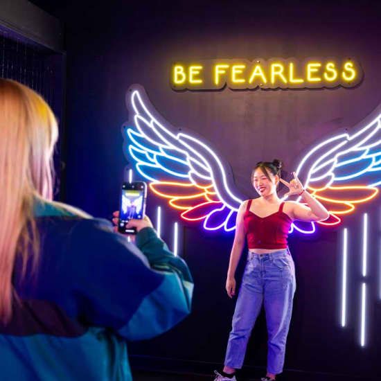 Super Neon: A Feel-Good Immersive Experience