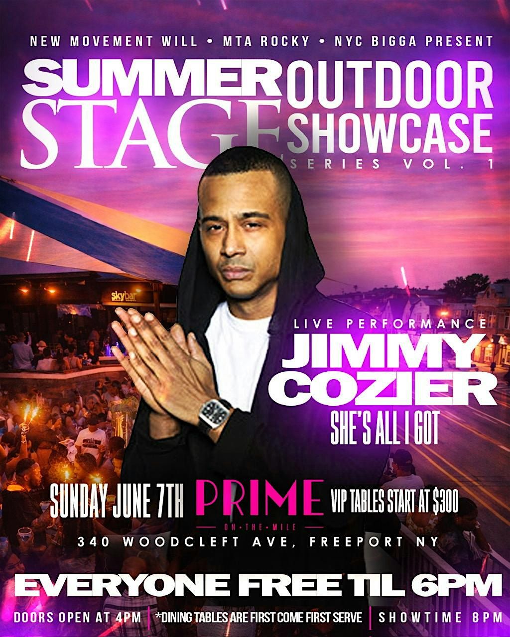 SUMMER STAGE Vol 1: JIMMY COZIER performing live @ Prime on the Mile